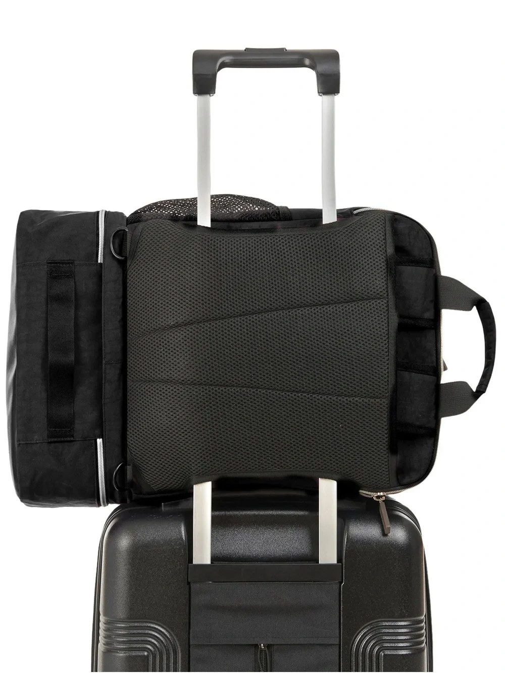 Biaggi Black Travel Backpack - Organized Carry Pack